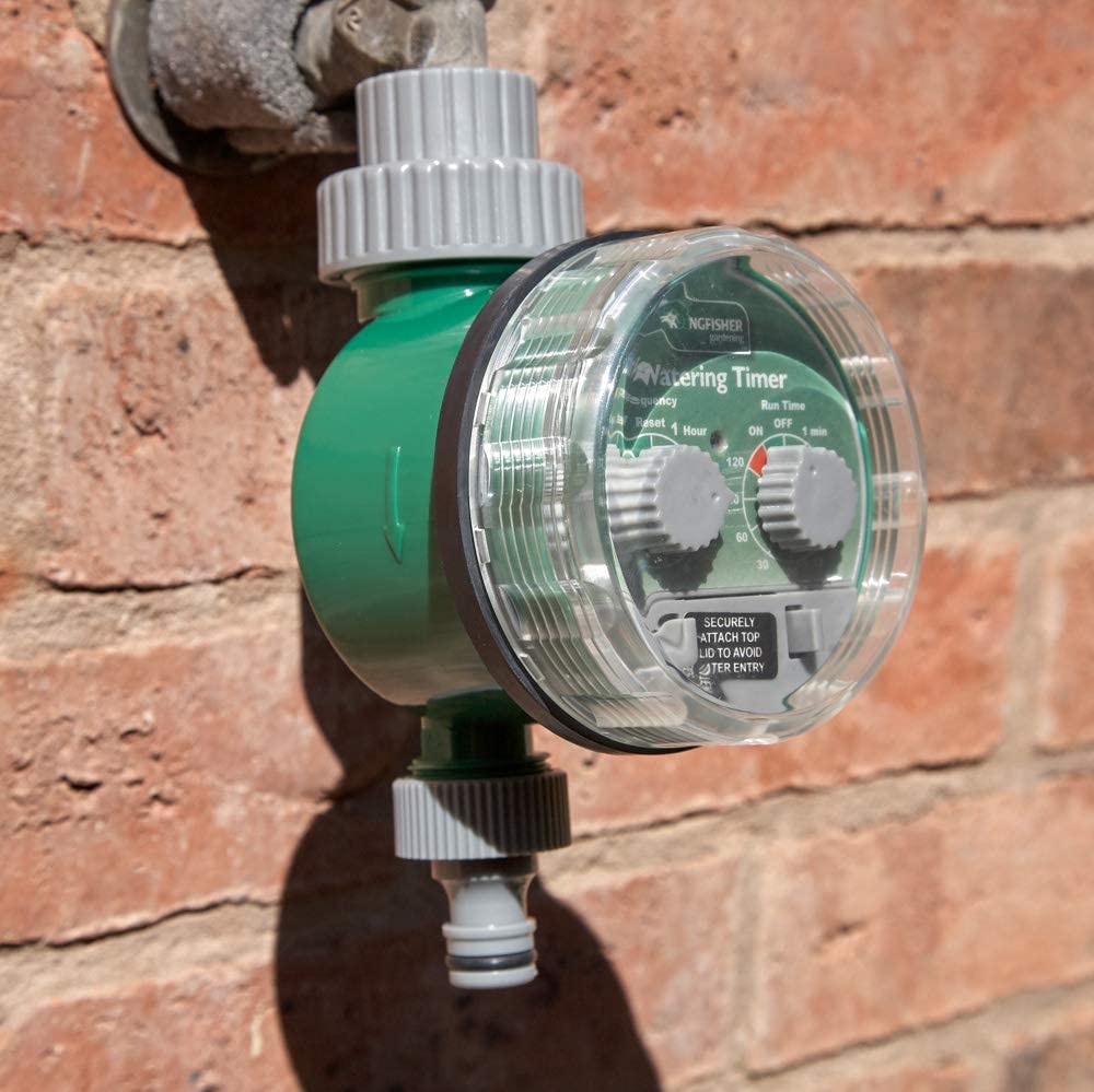 2 Dials Kingfisher Electronic Automatic Water Timer Irrigation Watering Control 2 Dials Kingfisher Electronic Automatic Water Timer Irrigation Watering Control